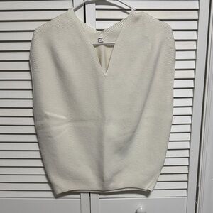 Uniqlo 3D Knit Cotton Sweater Off White